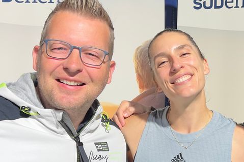 Weltklasse-Tennisspielerin Andrea Petkovic´ trifft Tobias Marenberg in Klausen.